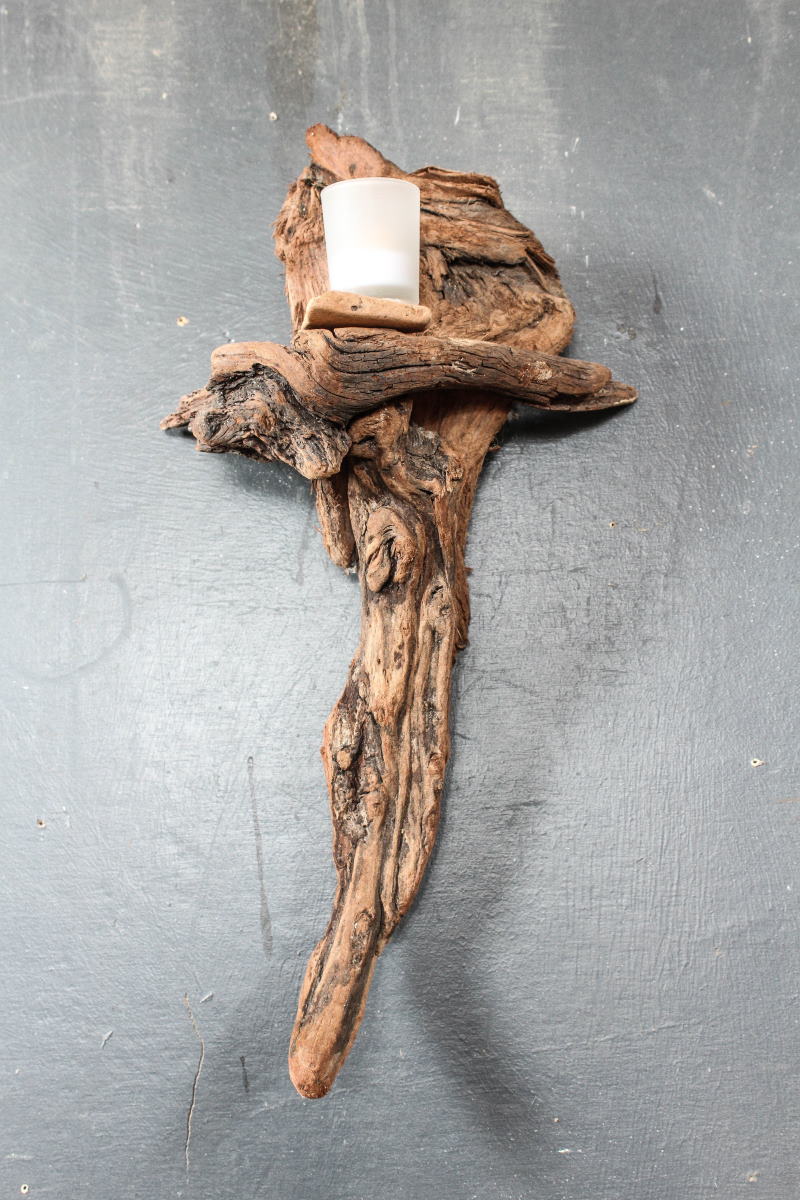 Driftwood Candle Holder 4